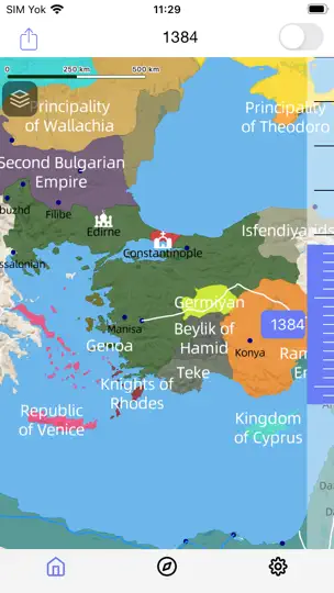 HistoricalAtlas(Lite) iPhone Ekran Görüntüsü 3