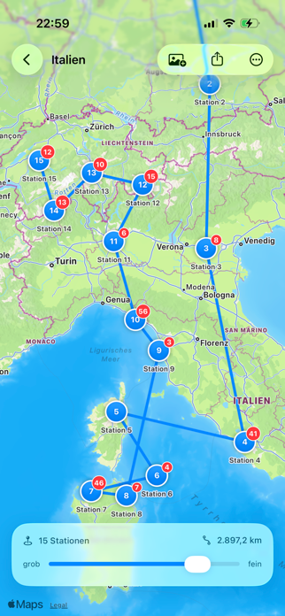 Tiny Travel Map Screenshot 3 of 4