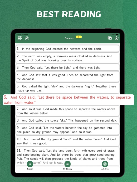 Screenshot #5 pour The Living Bible - offline