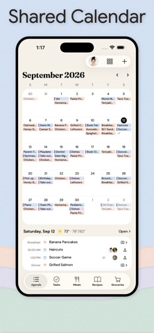 Nidly: Family Organizer iPhone screenshot