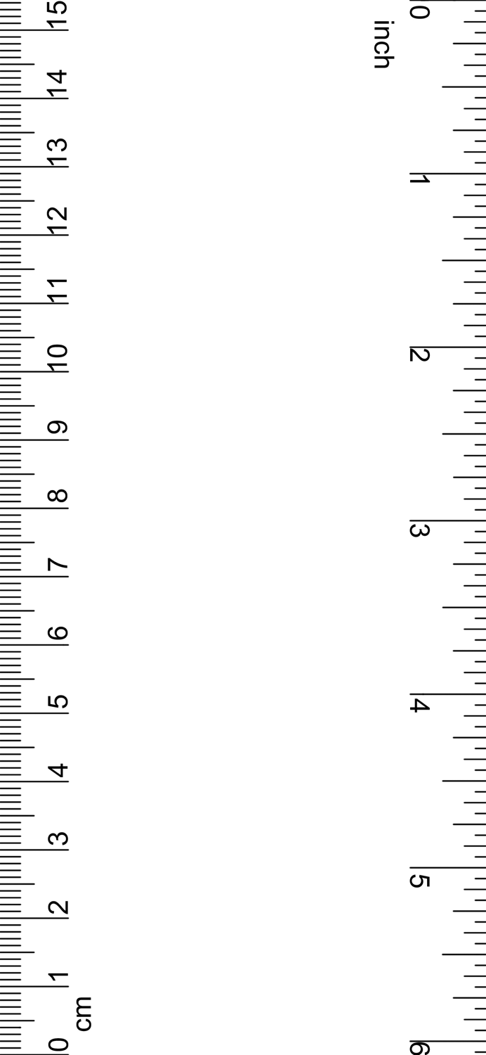 Simple Ruler inch-cm