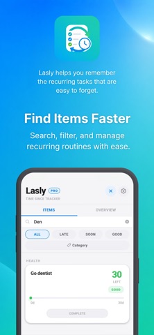 Lasly - Time Since Tracker screenshot