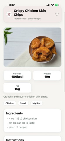 Carnivore Diet Recipes iPhone screenshot
