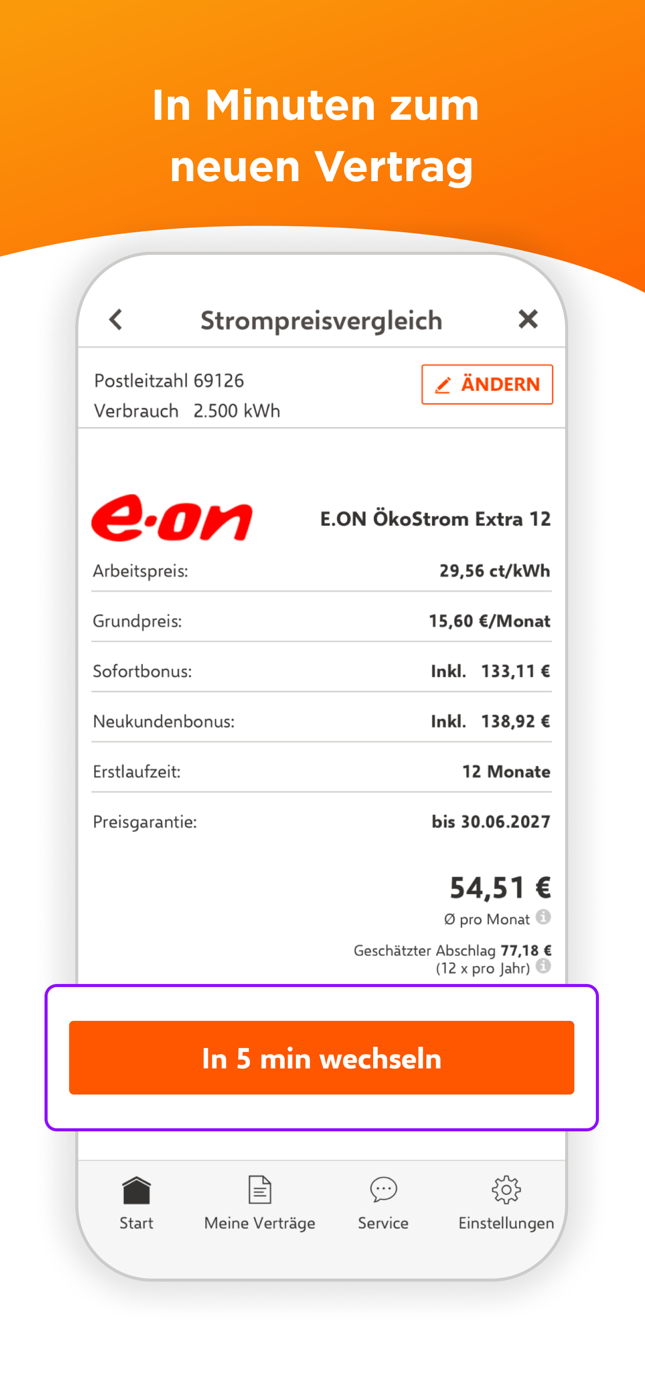 Verivox: Dein Vergleichsportal screenshot 7