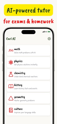 Carl AI - Homework Helper screenshot