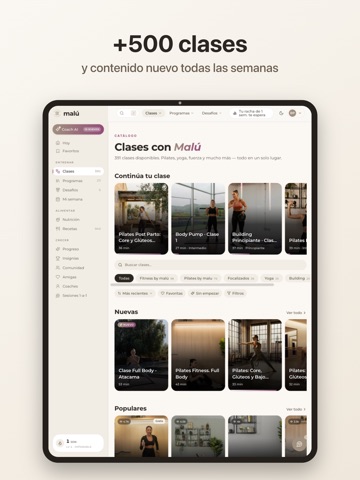Malú Pérez App iPad screenshot