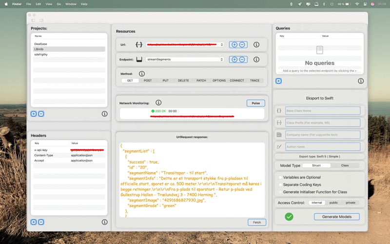 PrettyPrintedJSON screenshot