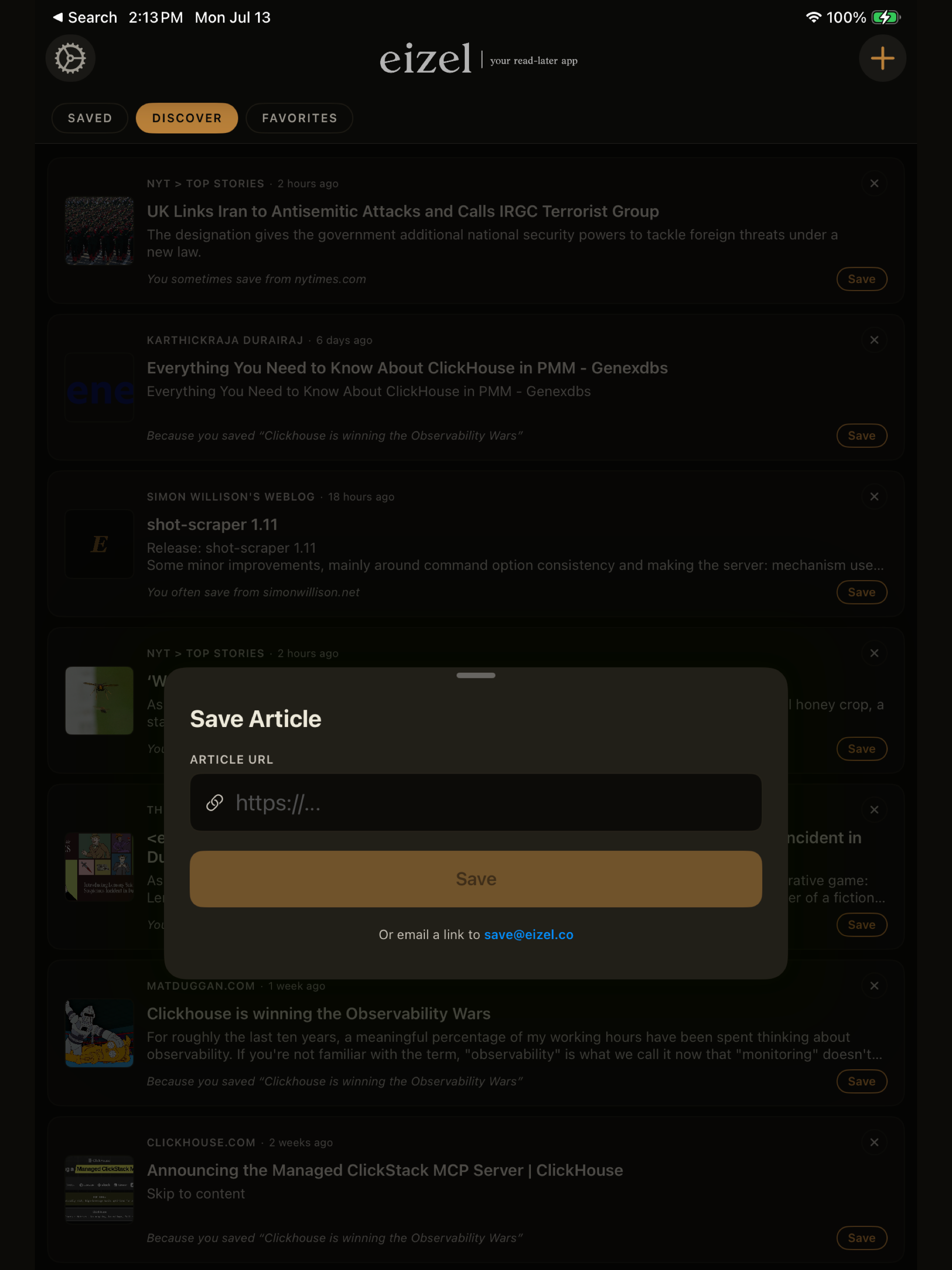 Eizel screenshot 7