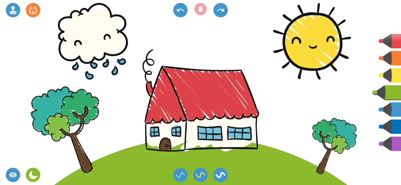 Screenshot #1 pour Dessin Enfant. Jeux Coloriage