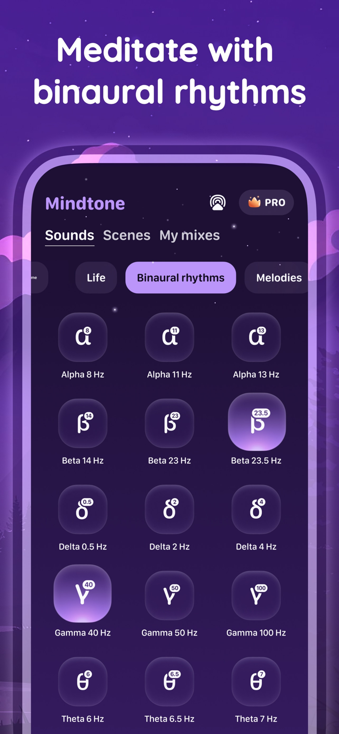 Mindtone：Binaural Beats, Noise