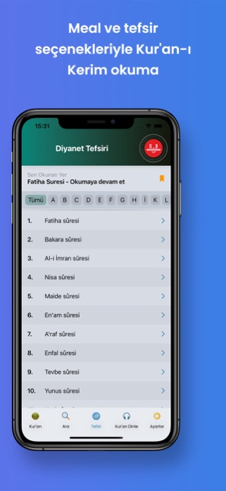 Kur'an Dinle Screenshot 4 of 6