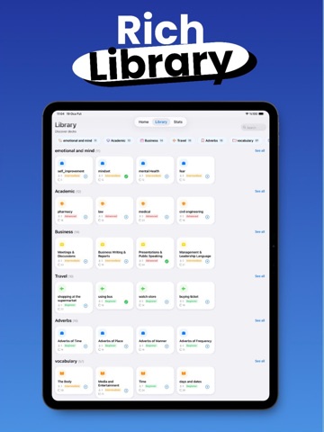 BNT Flashcards: Learn Language iPad screenshot