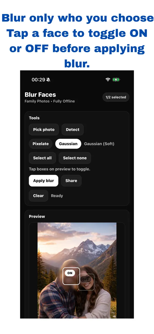 Screenshot #3 pour Blur Faces – Photo Privacy
