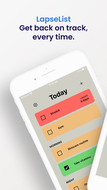 LapseList: Habits & To-Dos