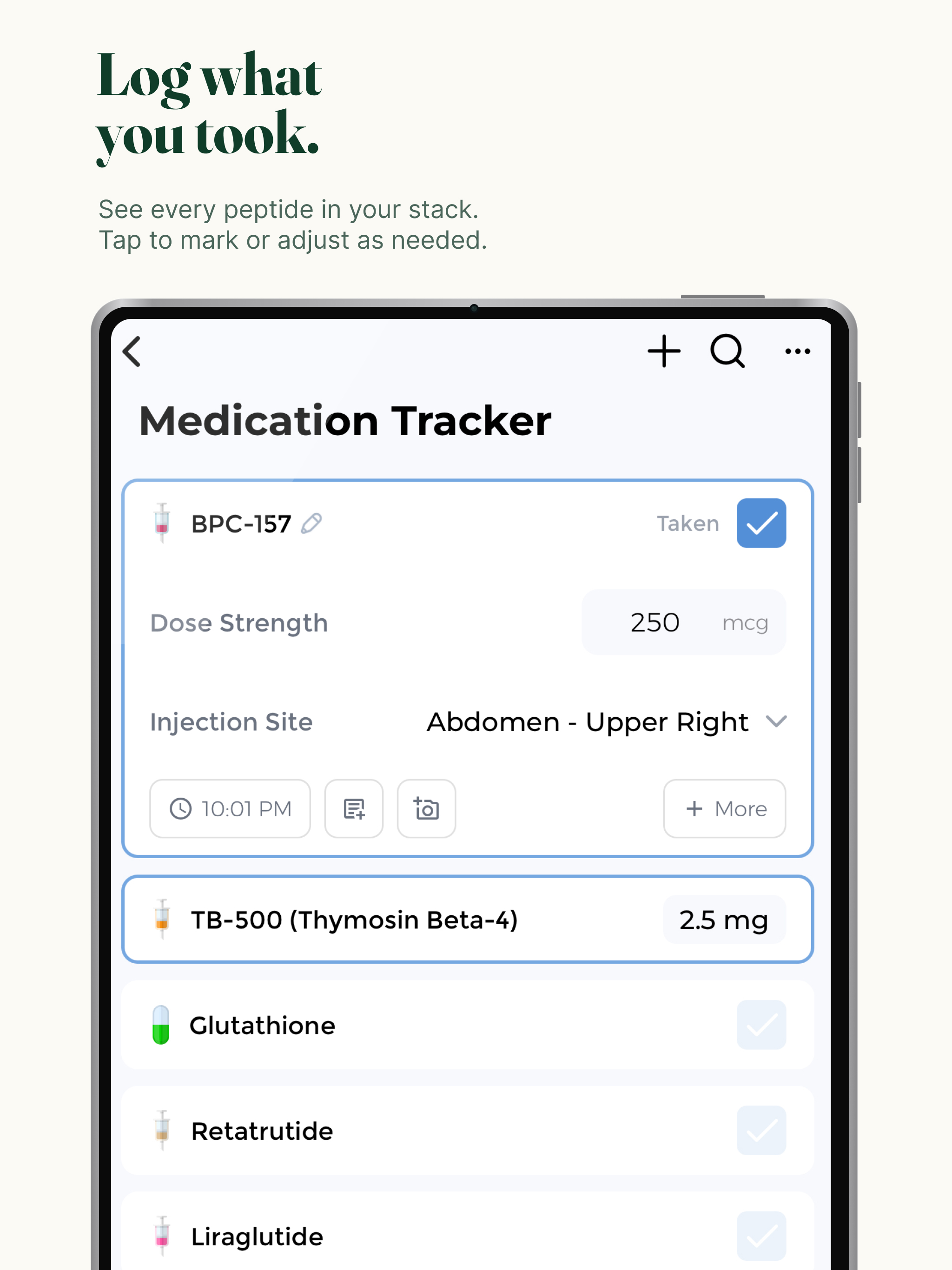 Pepture: Peptide Tracker