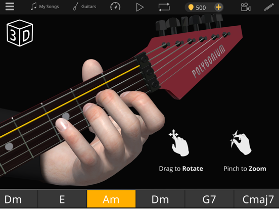 Screenshot #4 pour Guitar 3D - Accords de base