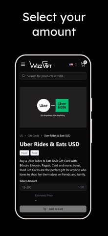 Wizzgift - Shop with crypto screenshot