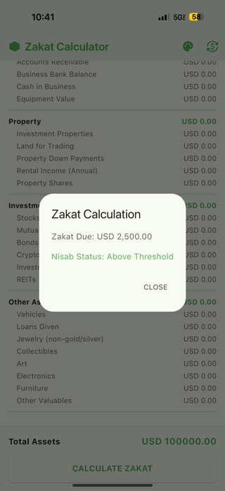 Zakat 101 Screenshot 7 of 9