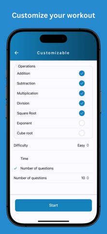 Math Workout: Brain Math Games Screenshot 4 of 8