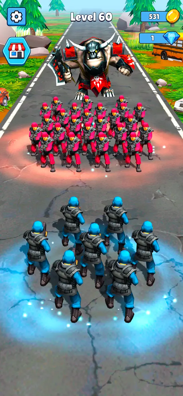 Real War: Survival Game iOS Mod IPA screenshot 4 - iOS game interface