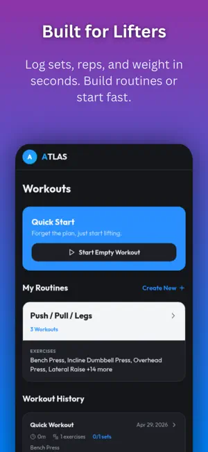Workout and nutrition - Atlas screenshot 4