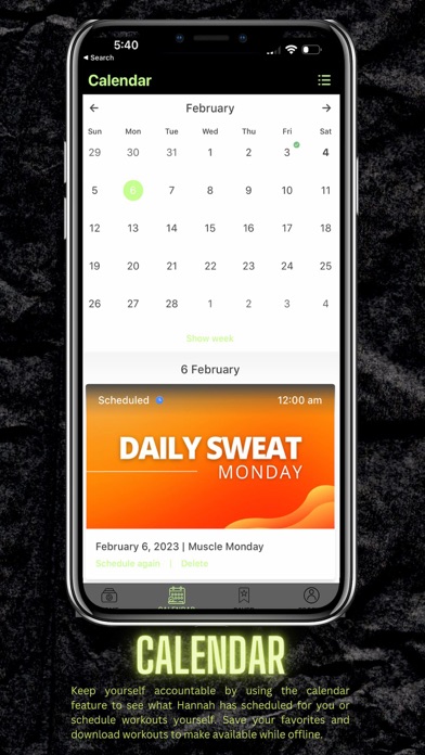 Hannah Eden Fitness Screenshot