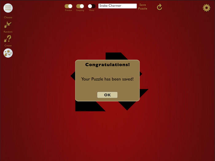 Tangaroos Tangram Puzzle Game