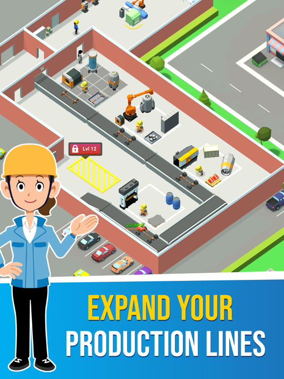 Screenshot #4 pour Car Factory - AI Tycoon Sim