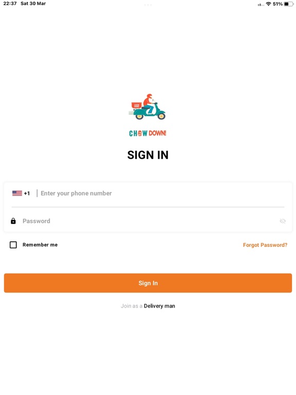 Chowdown Deliveryman