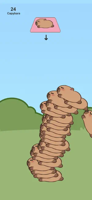 Capybaradom Stack - Sort Jam screenshot 1
