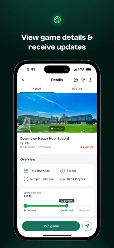 Plei | Pick Up Soccer screenshot 4