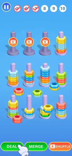 Nuts Puzzle-Uni Color screenshot 4