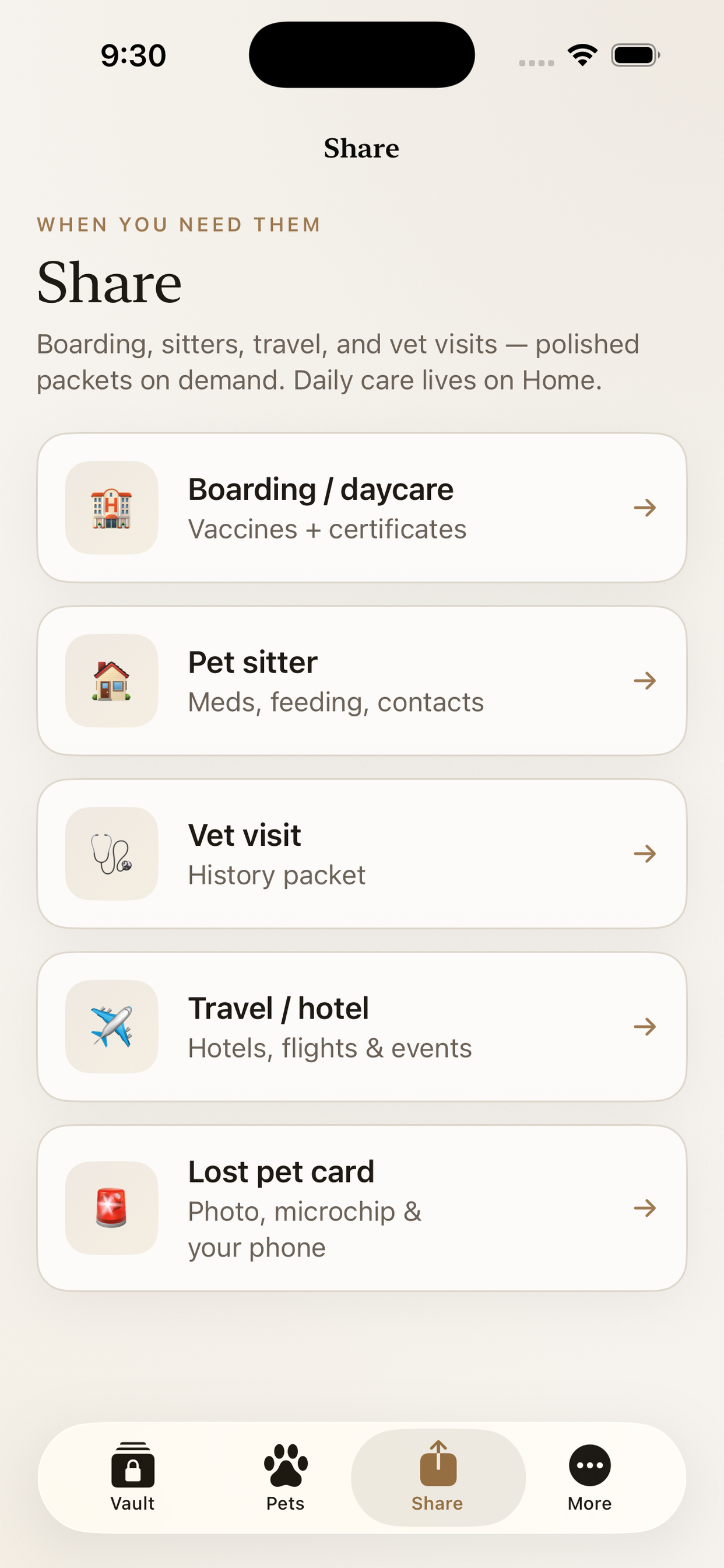 Pet Passport – Vault screenshot 4