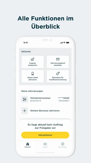 Screenshot von Commerzbank PhotoTAN auf dem iPhone 2