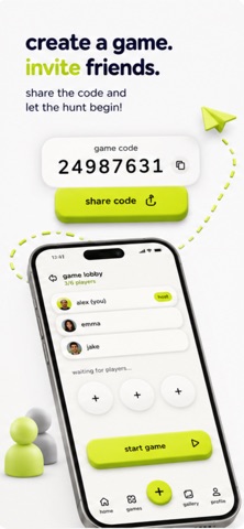 spotto - real life bingo IRL iPhone screenshot