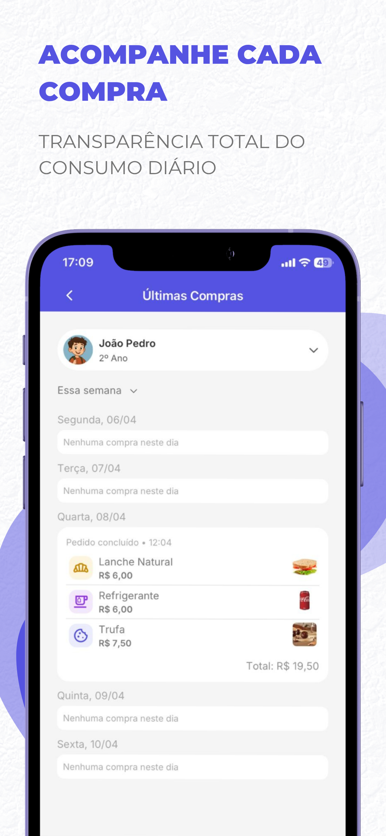 Meu App Cantina screenshot 5