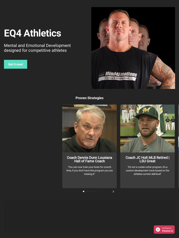 EQ Chatter App iPad screenshot 1 - Sports app