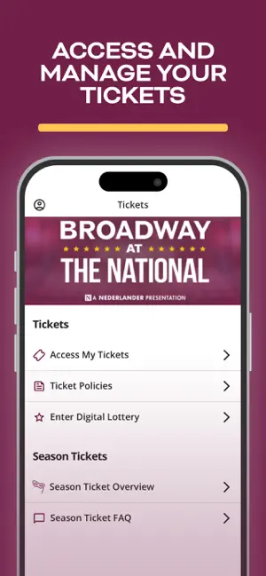 Broadway at The National screenshot 4