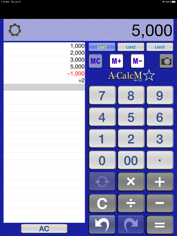 Screenshot #4 pour ACalcM