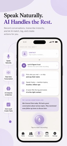 Hierlo Contacts CRM screenshot