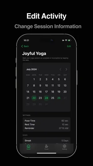 Yoga Streaks: Daily Yoga Habit screenshot 4