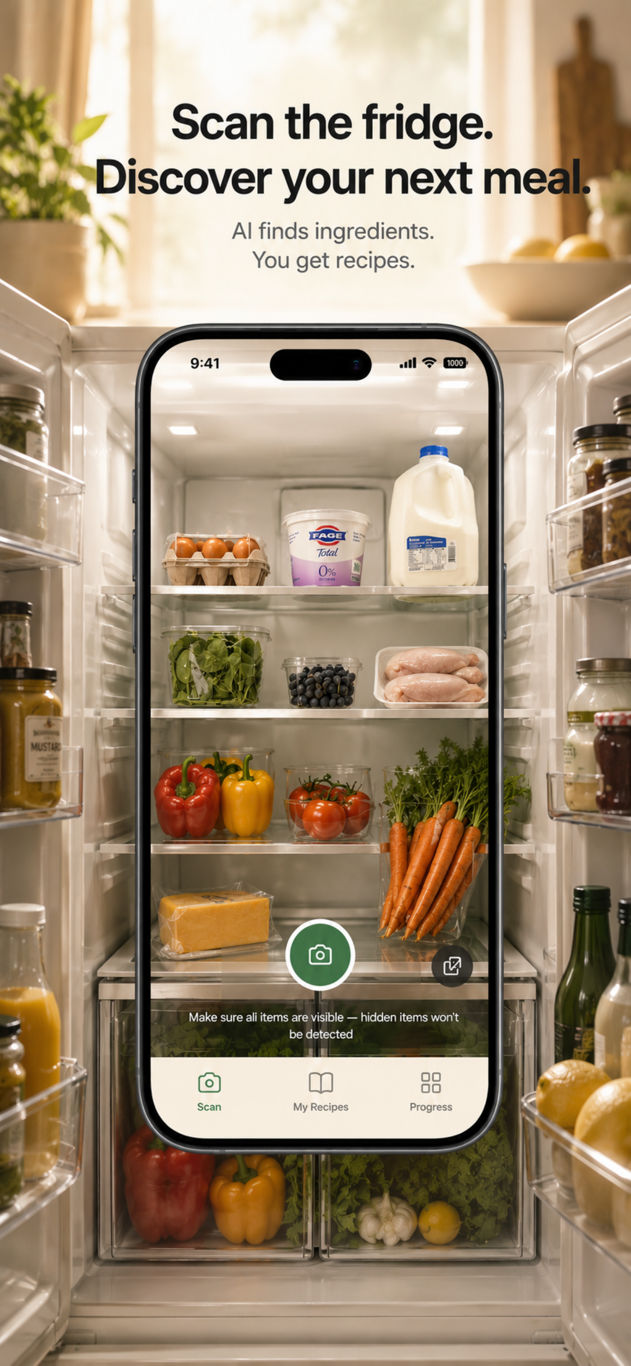 Allotd: AI Fridge Scanner