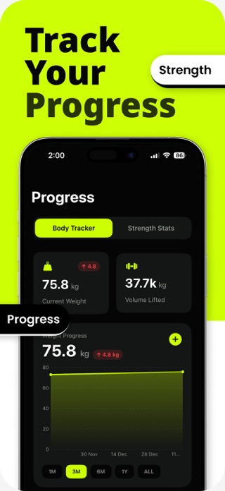 Gym Workout Tracker: DuoFit Screenshot 3 of 5