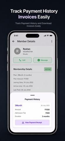 GymXpert : Gym management app screenshot