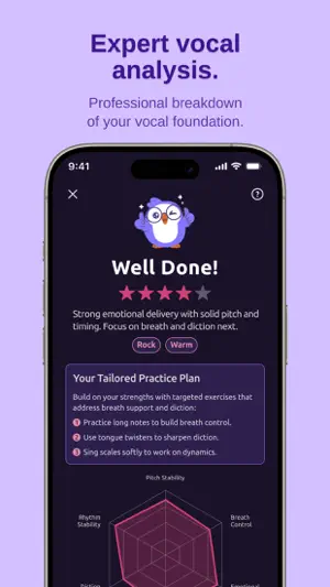 Vocaflow - Singing Coach screenshot 2