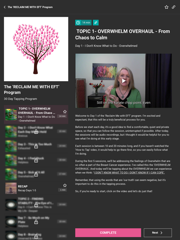 Screenshot #6 pour Tapping Through Breast Cancer