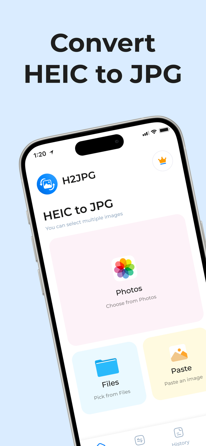 HEIC to JPG Converter - H2JPG