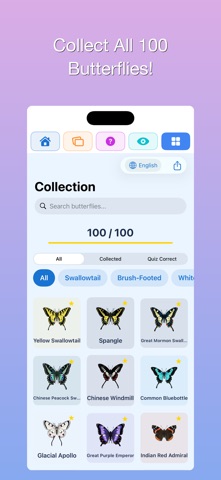 100 Butterflies Encyclopedia Screenshot 1 of 7