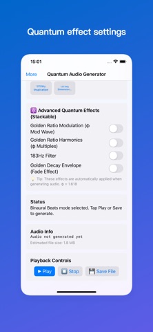 Quantum Audio Generator Screenshot 3 of 3