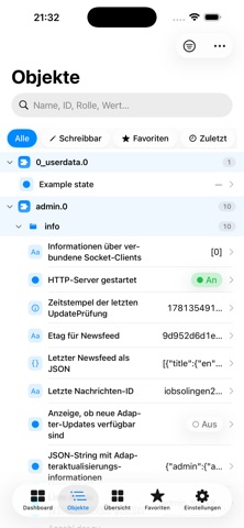 ioBroker Objects Screenshot 2 of 5